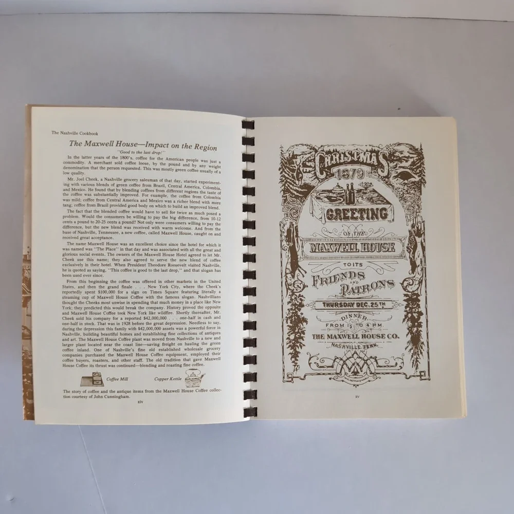 The Nashville Cookbook Spiral Bound Second Edition by Home Economics Association